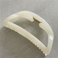 Simple Style Solid Color Plastic Hair Claws sku image 5