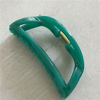 Simple Style Solid Color Plastic Hair Claws sku image 6