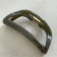 Simple Style Solid Color Plastic Hair Claws sku image 4