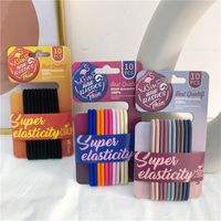 Simple Style Colorful Cloth Hair Tie 1 Set main image 2
