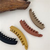 Simple Style Solid Color Plastic Hair Clip main image 4