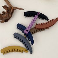 Simple Style Solid Color Plastic Hair Clip main image 1
