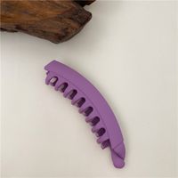 Simple Style Solid Color Plastic Hair Clip sku image 6