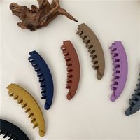Simple Style Solid Color Plastic Hair Clip main image 2