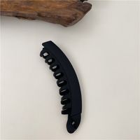 Simple Style Solid Color Plastic Hair Clip sku image 1