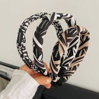 Simple Style Stripe Cloth Patchwork Hair Band main image 3