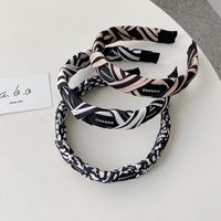 Simple Style Stripe Cloth Patchwork Hair Band main image 1