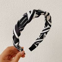 Simple Style Stripe Cloth Patchwork Hair Band sku image 13