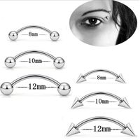Fashion Geometric Stainless Steel Plating Eyebrow Nails main image 3