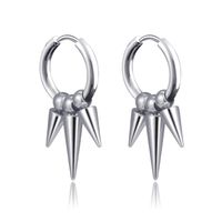 1 Piece Simple Style Geometric Plating Stainless Steel Earrings main image 3