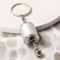 Novelty Solid Color Alloy Plating Bag Pendant Keychain main image 4