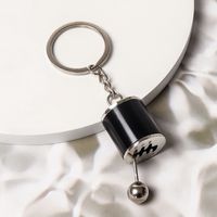 Novelty Solid Color Alloy Plating Bag Pendant Keychain main image 5