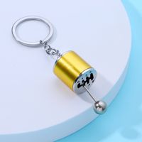 Novelty Solid Color Alloy Plating Bag Pendant Keychain main image 8