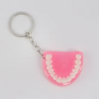 Funny Teeth Arylic Acrylic Bag Pendant Keychain main image 5