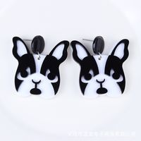 Cute Cat Arylic Drop Earrings sku image 8