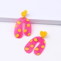 Fashion Geometric Arylic Drop Earrings sku image 8