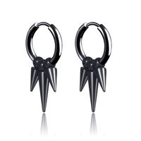 1 Piece Simple Style Geometric Plating Stainless Steel Earrings main image 2