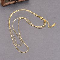 Fashion Geometric Titanium Steel Layered Necklaces Plating Stainless Steel Necklaces main image 4