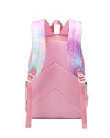 Fashion Gradient Color Square Zipper Fashion Backpack main image 2