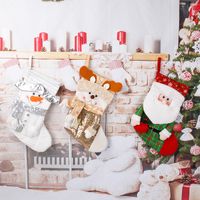 Christmas Santa Claus Snowman Deer Cloth Party Christmas Socks main image 5