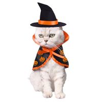 Süß Tuch Halloween Kürbis Kleidung Für Haustiere sku image 5