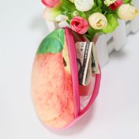 Women's Fruit Plush Zipper Coin Purses main image 2