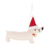 Christmas Dog Nonwoven Party Hanging Ornaments sku image 2
