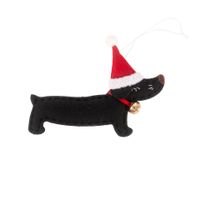 Christmas Dog Nonwoven Party Hanging Ornaments sku image 3