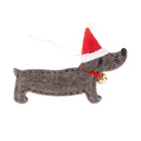 Christmas Dog Nonwoven Party Hanging Ornaments sku image 4