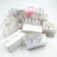 Transparent Falsche Wimpern Innere Unterstützung Sub-verpackung Box 50pcs sku image 7