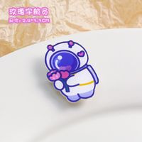 Cute Cartoon Style Animal Drink Shaped Arylic Painted Brooches sku image 12