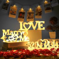 Valentine's Day Romantic Heart Shape Plastic Date Lightings main image 6