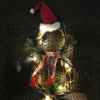 Christmas Snowman Polyester Rattan Party Hanging Ornaments main image 1
