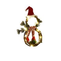 Christmas Snowman Polyester Rattan Party Hanging Ornaments main image 2