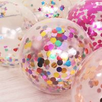Birthday Solid Color Emulsion Wedding Party Balloons main image 1