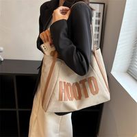 Popular High Quality Bag Women's 2022 New Summer Canvas Shoulder Bag Large Capacity Casual All-match Commute Tote Bag sku image 5