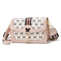 Women's Small Pu Leather Letter Cute Square Magnetic Buckle Crossbody Bag main image 3