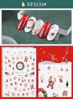 Cute Christmas Tree Snowflake Christmas Stickers Nail Decoration Accessories main image 4
