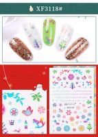 Cute Christmas Tree Snowflake Christmas Stickers Nail Decoration Accessories main image 5