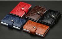 Men's Plaid Magnetic Buckle Card Holders main image 5