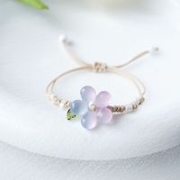Simple Style Flower Natural Stone Flowers Bracelets main image 5
