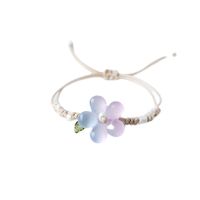 Simple Style Flower Natural Stone Flowers Bracelets main image 4