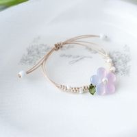 Simple Style Flower Natural Stone Flowers Bracelets main image 3