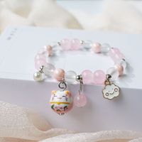 Simple Style Clouds Cat Alloy Beaded Bracelets main image 3
