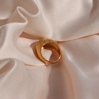 Fashion Solid Color Stainless Steel Rings Copper Rings main image 4