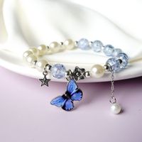 Fashion Butterfly Alloy Flowers Bracelets main image 4