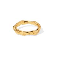 Simple Style Geometric Stainless Steel Rings Plating Copper Rings main image 6