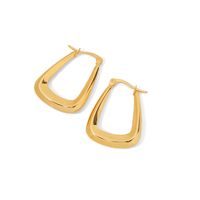 Simple Style Geometric Stainless Steel Earrings Plating Stainless Steel Earrings main image 3