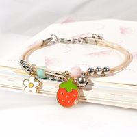 Style Simple Fruit Alliage Fleurs Bracelets main image 4