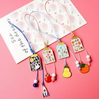 Cute Letter Metal Beaded Bag Pendant main image 6